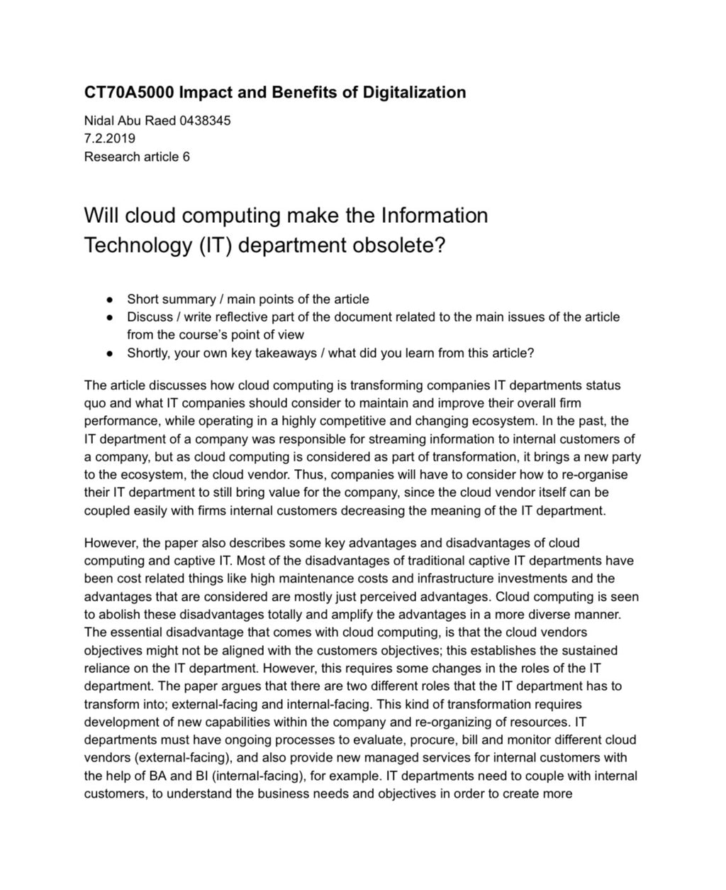 A collection of software development related research reports