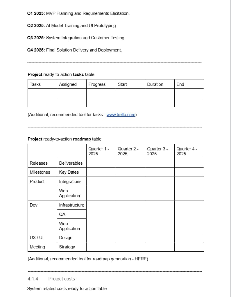 Software Specifications Document Template